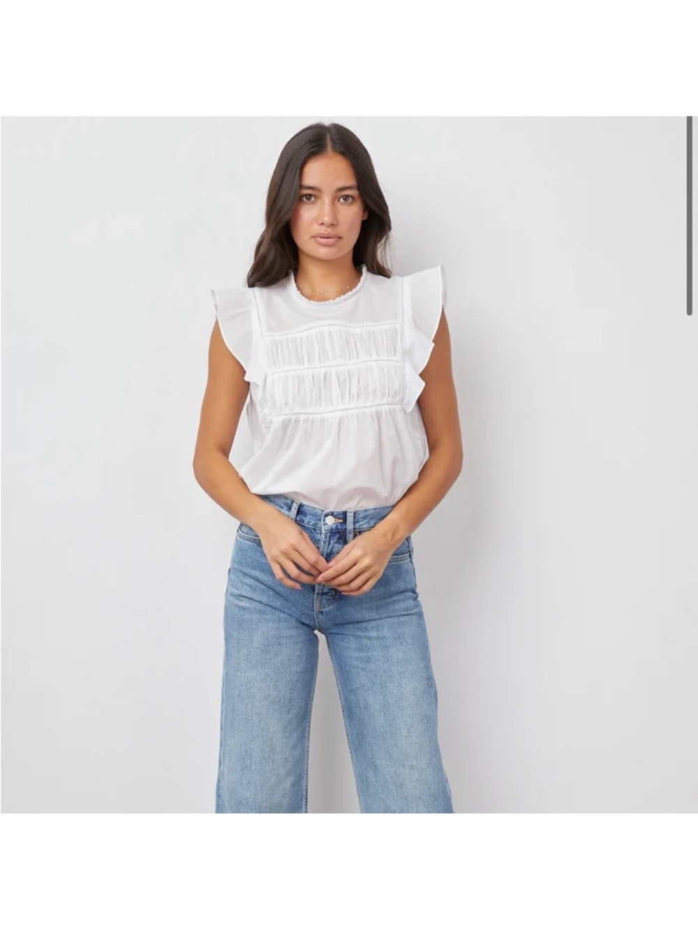 Rails Filomena Top Bright White